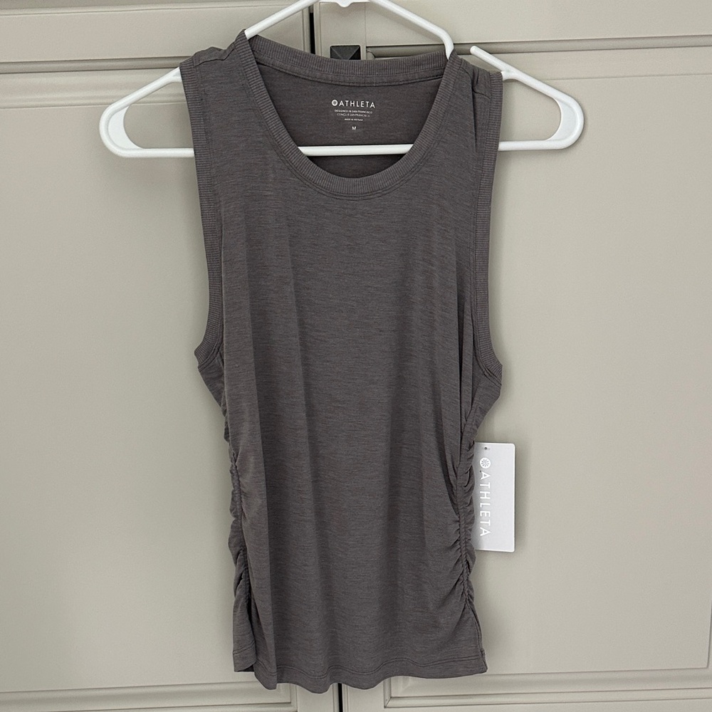 Athleta Charcoal Muscle Tee for Women
